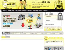 Tablet Screenshot of call-life.com